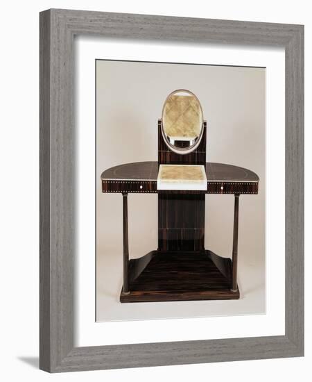 Art Deco Style Dressing Table with Columns-Jacques-emile Ruhlmann-Framed Giclee Print