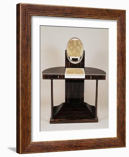 Art Deco Style Dressing Table with Columns-Jacques-emile Ruhlmann-Framed Giclee Print