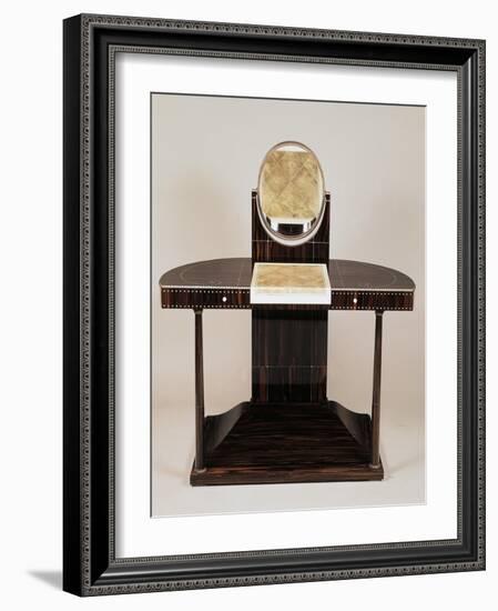 Art Deco Style Dressing Table with Columns-Jacques-emile Ruhlmann-Framed Giclee Print