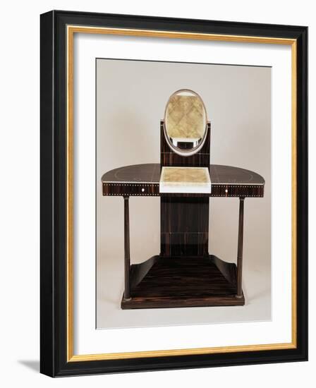 Art Deco Style Dressing Table with Columns-Jacques-emile Ruhlmann-Framed Giclee Print