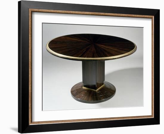 Art Deco-Style Gueridon Table, Ducharne Model, 1930-Jacques-emile Ruhlmann-Framed Giclee Print