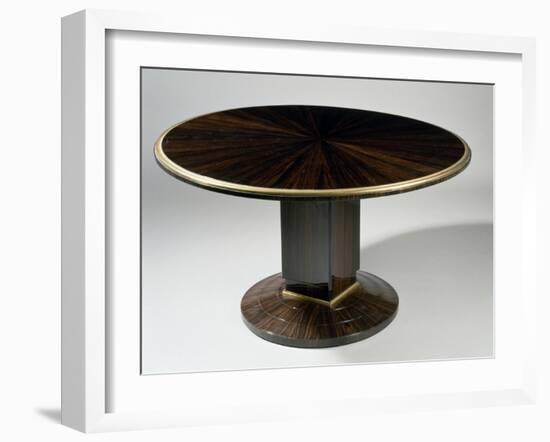 Art Deco-Style Gueridon Table, Ducharne Model, 1930-Jacques-emile Ruhlmann-Framed Giclee Print
