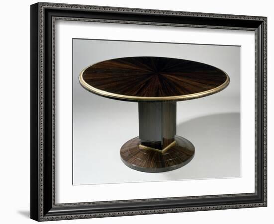 Art Deco-Style Gueridon Table, Ducharne Model, 1930-Jacques-emile Ruhlmann-Framed Giclee Print