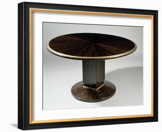 Art Deco-Style Gueridon Table, Ducharne Model, 1930-Jacques-emile Ruhlmann-Framed Giclee Print