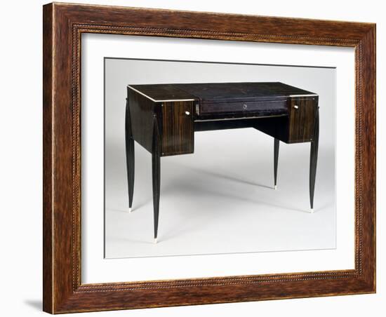 Art Deco Style Ladies Writing Desk, Stamped-Jacques-emile Ruhlmann-Framed Giclee Print