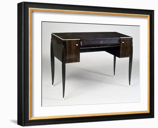 Art Deco Style Ladies Writing Desk, Stamped-Jacques-emile Ruhlmann-Framed Giclee Print