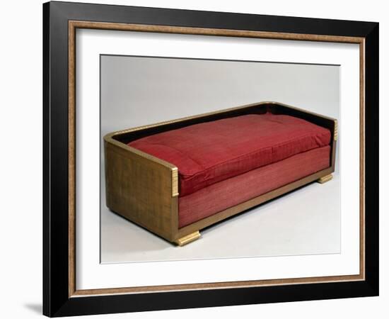 Art Deco-Style Sofa, Ducharnebronz Model, 1925-Jacques-emile Ruhlmann-Framed Giclee Print