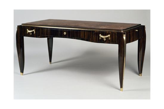 Art Deco Style Writing Desk Ambassade 25 Model 1933 Giclee Print