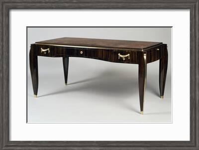 Art Deco Style Writing Desk Ambassade 25 Model 1933 Giclee Print Jacques Emile Ruhlmann Com Art Deco Style Writing Desk Ambassade, Art Deco Style Writing Desk