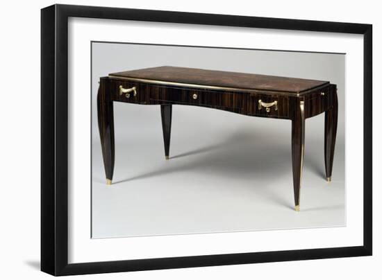 Art Deco Style Writing Desk, Ambassade 25 Model, 1933-Jacques-emile Ruhlmann-Framed Giclee Print