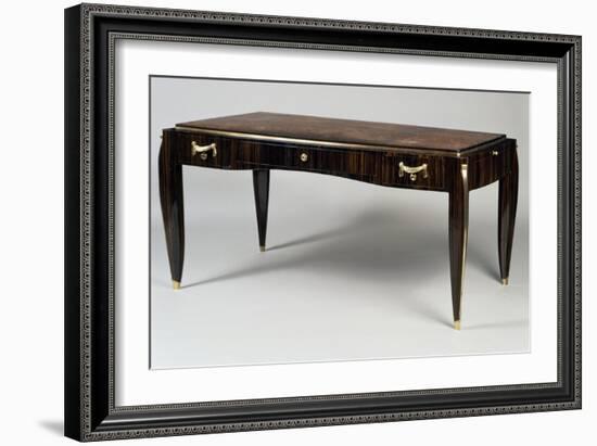 Art Deco Style Writing Desk, Ambassade 25 Model, 1933-Jacques-emile Ruhlmann-Framed Giclee Print