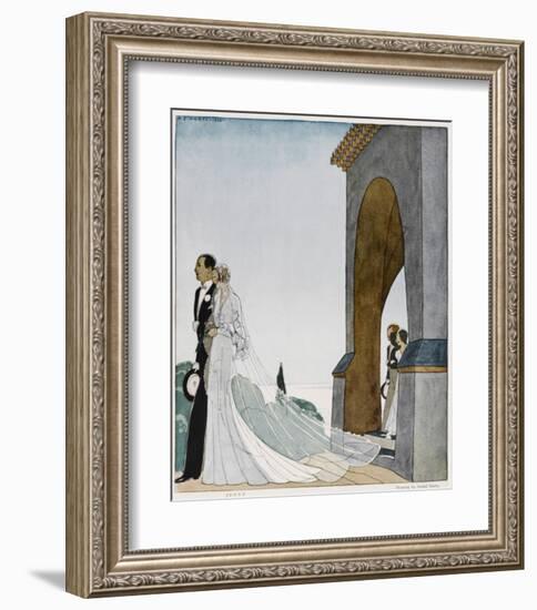 Art Deco Wedding-null-Framed Art Print