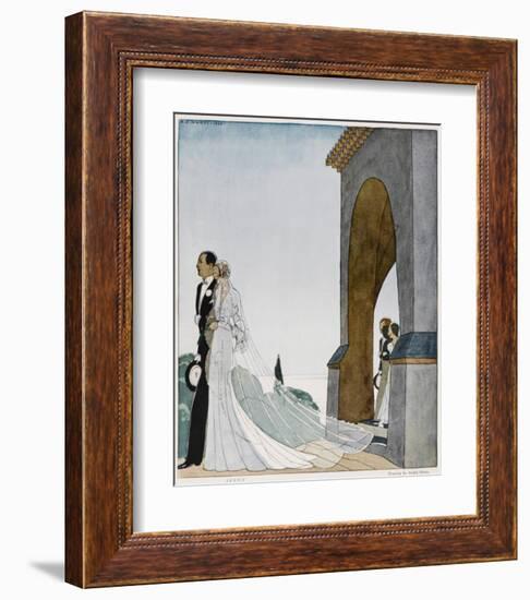 Art Deco Wedding-null-Framed Art Print