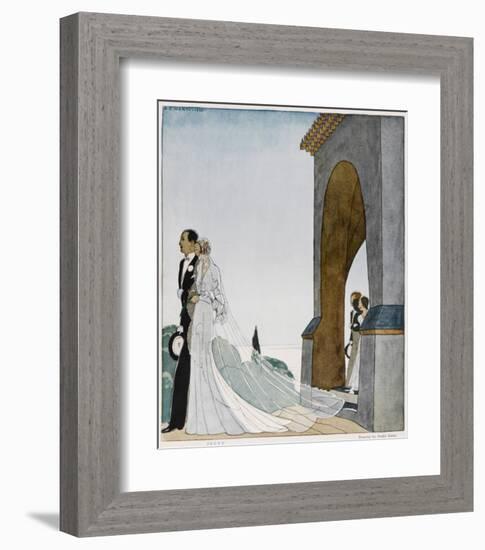 Art Deco Wedding-null-Framed Art Print