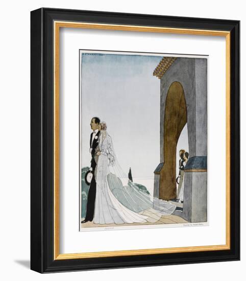 Art Deco Wedding-null-Framed Art Print