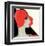 Art Deco Woman with Red Hat-Helen Dryden-Framed Art Print