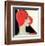 Art Deco Woman with Red Hat-Helen Dryden-Framed Art Print