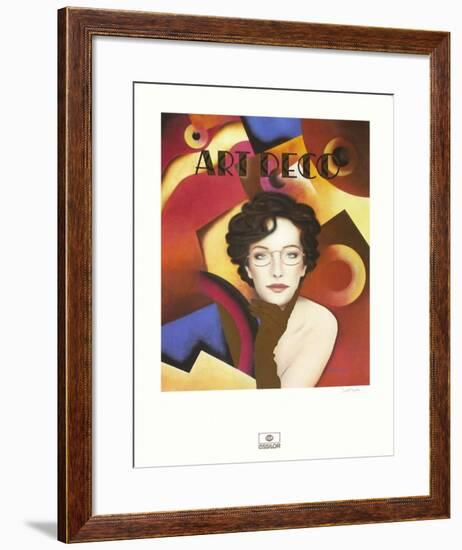 Art Deco-Razzia-Framed Premium Edition