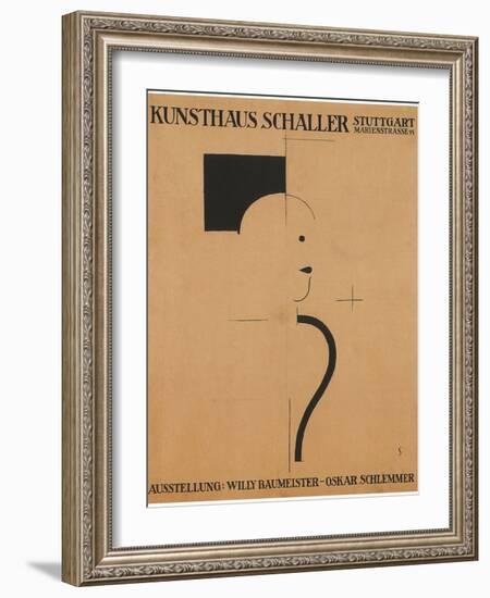 Art Exhibition: Willy Baumeister - Oskar Schlemmer, 1918-Oskar Schlemmer-Framed Giclee Print