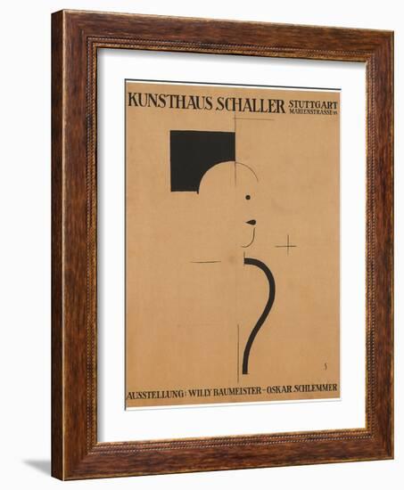 Art Exhibition: Willy Baumeister - Oskar Schlemmer, 1918-Oskar Schlemmer-Framed Giclee Print