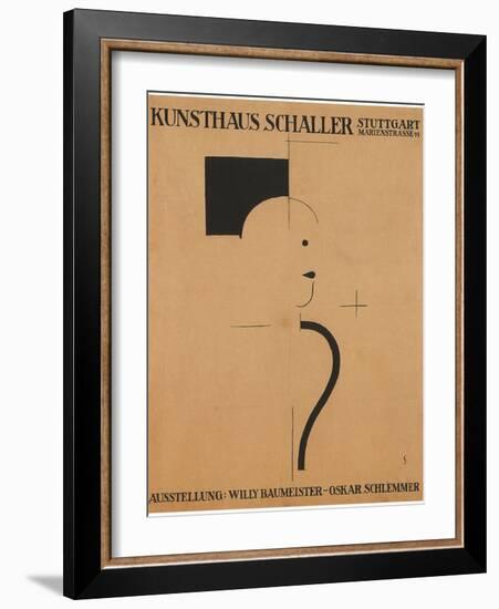 Art Exhibition: Willy Baumeister - Oskar Schlemmer, 1918-Oskar Schlemmer-Framed Giclee Print