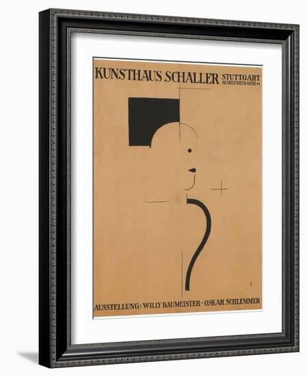 Art Exhibition: Willy Baumeister - Oskar Schlemmer, 1918-Oskar Schlemmer-Framed Giclee Print