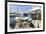 Art for sale by the harbour, Saint Tropez, Var, Cote d'Azur, Provence, France, Europe-Fraser Hall-Framed Photographic Print