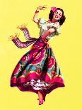 Ole! Dancing Pin-Up c1940s-Art Frahm-Art Print