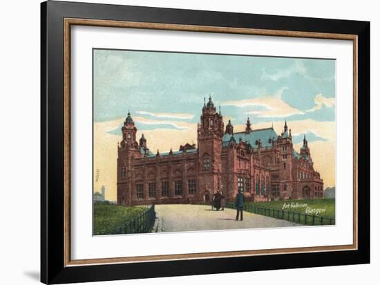 'Art Galleries, Glasgow', c1904-Unknown-Framed Giclee Print