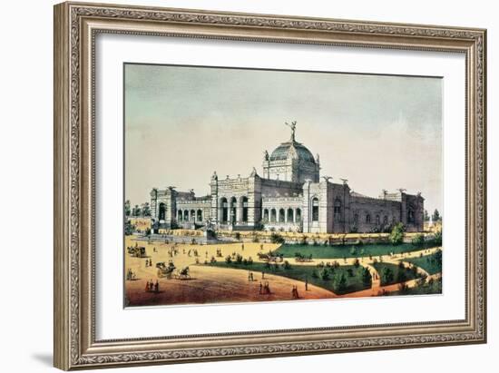 Art Gallery, Grand United States Centennial Exhibition, Fairmount Park, Philadelphia-American School-Framed Giclee Print