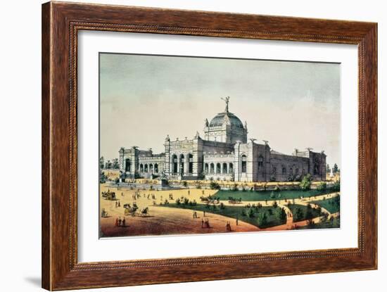 Art Gallery, Grand United States Centennial Exhibition, Fairmount Park, Philadelphia-American School-Framed Giclee Print