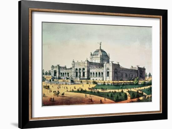 Art Gallery, Grand United States Centennial Exhibition, Fairmount Park, Philadelphia-American School-Framed Giclee Print