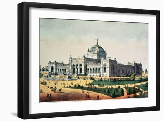 Art Gallery, Grand United States Centennial Exhibition, Fairmount Park, Philadelphia-American School-Framed Giclee Print