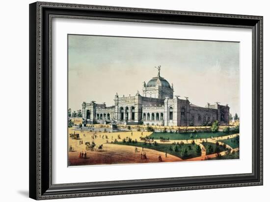 Art Gallery, Grand United States Centennial Exhibition, Fairmount Park, Philadelphia-American School-Framed Giclee Print