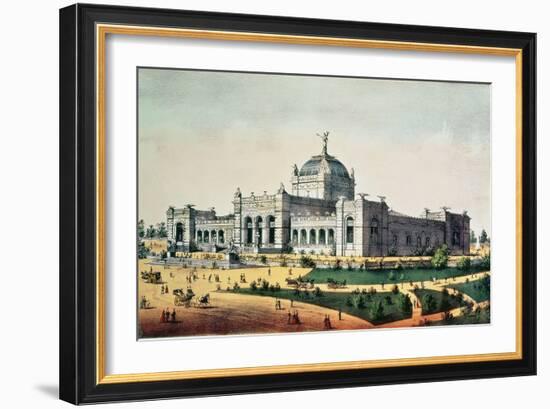 Art Gallery, Grand United States Centennial Exhibition, Fairmount Park, Philadelphia-American School-Framed Giclee Print