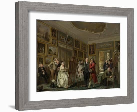 Art Gallery of Jan Gildemeester Jansz-Adriaan De Lelie-Framed Art Print