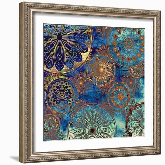 Art Grunge Pattern. To See Similar, Please Visit My Portfolio-Irina QQQ-Framed Art Print