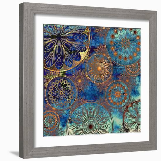 Art Grunge Pattern. To See Similar, Please Visit My Portfolio-Irina QQQ-Framed Art Print