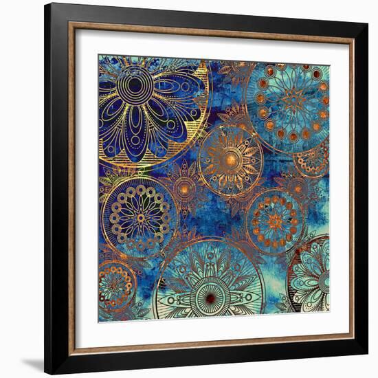 Art Grunge Pattern. To See Similar, Please Visit My Portfolio-Irina QQQ-Framed Art Print