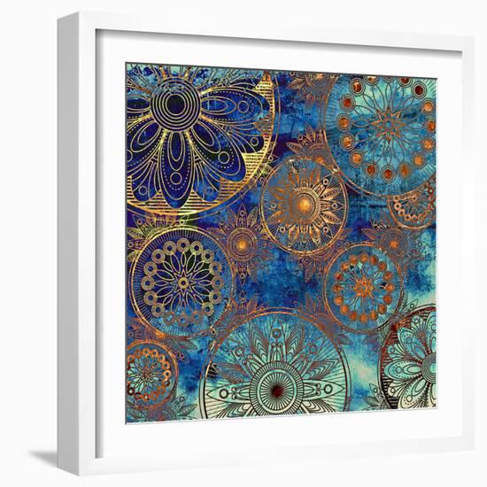 Art Grunge Pattern. To See Similar, Please Visit My Portfolio-Irina QQQ-Framed Art Print