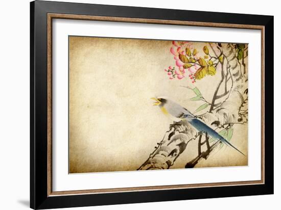 Art Grunge Vintage Texture-Wu Kailiang-Framed Art Print