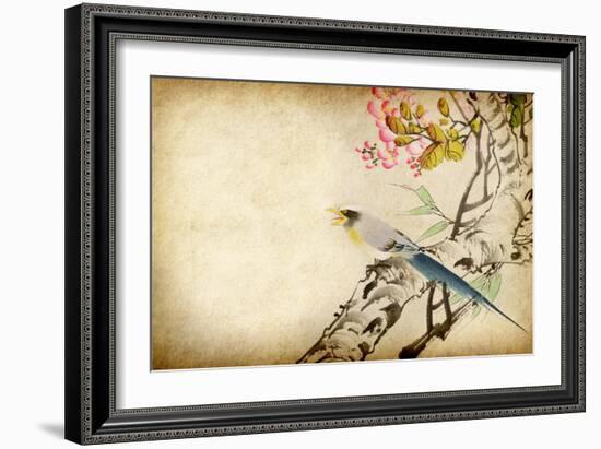 Art Grunge Vintage Texture-Wu Kailiang-Framed Art Print