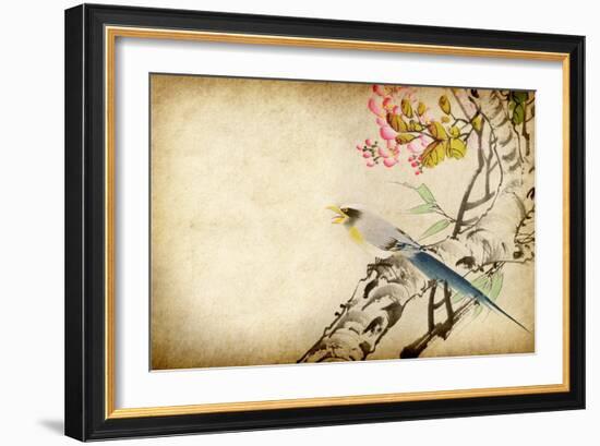 Art Grunge Vintage Texture-Wu Kailiang-Framed Art Print