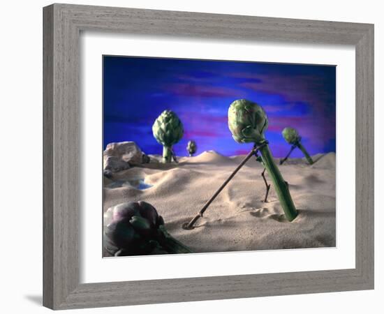 Art-ichoke (Dali) 1996-Norman Hollands-Framed Photographic Print