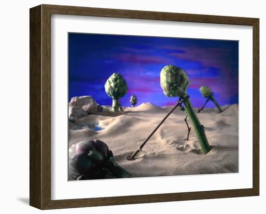 Art-ichoke (Dali) 1996-Norman Hollands-Framed Photographic Print