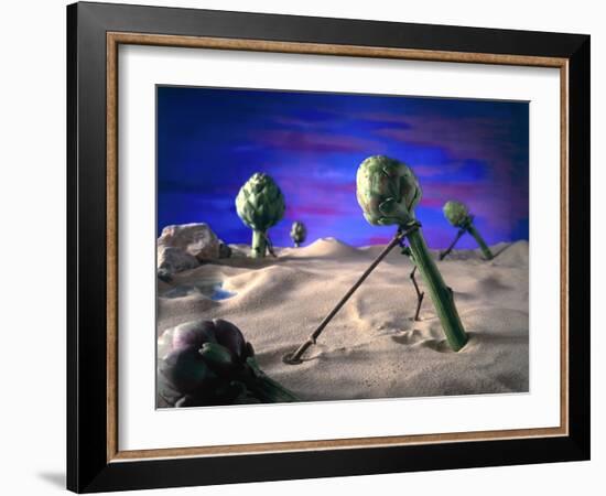 Art-ichoke (Dali) 1996-Norman Hollands-Framed Photographic Print