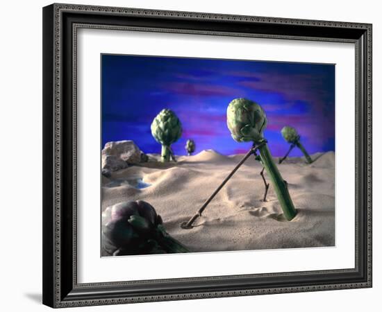 Art-ichoke (Dali) 1996-Norman Hollands-Framed Photographic Print