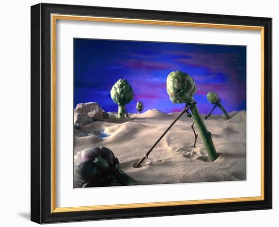 Art-ichoke (Dali) 1996-Norman Hollands-Framed Photographic Print