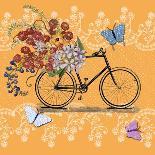 Flower Market Bicycle-Art Licensing Studio-Giclee Print