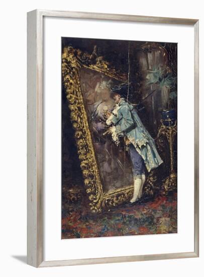 Art Lover, 1860, by Mariano Jose Maria Bernardo Fortuny Y Carbo-null-Framed Giclee Print